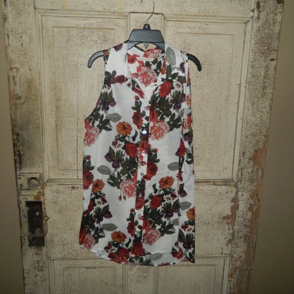 Soft Surroundings Tops - Soft Surroundings Floral Tunic Top Sleeveless Size PM (BB-14)
